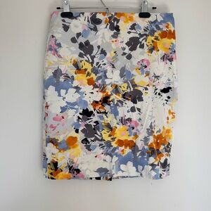 The Limited Multicolor Floral Pencil Skirt
